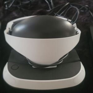 VR Headset with Black and White Design